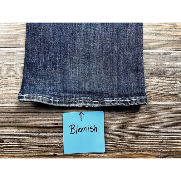 Vigoss The New York Boot Cut Jeans Size 9/10 Flap Back Pockets Distressed - Picture 12 of 16